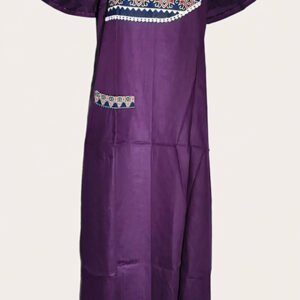 বুটিক নাইটি কাফতান, লাল, ১০০% সুতি